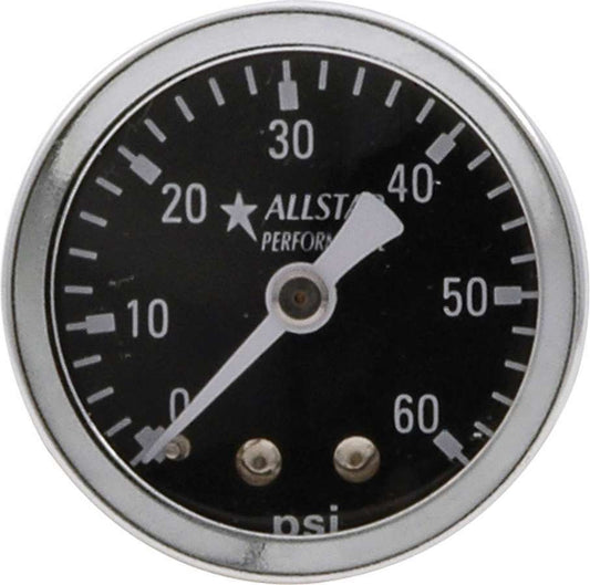 ALLSTAR PERFORMANCE 1.5in Gauge 0-60 PSI Dry Type ALLSTAR PERFORMANCE