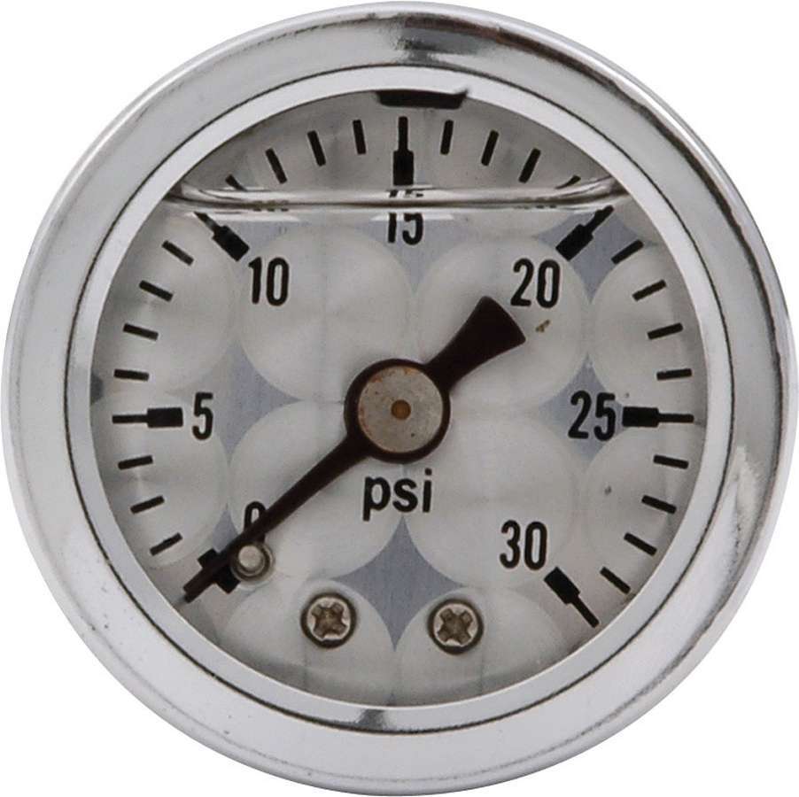 ALLSTAR PERFORMANCE 1.5in Gauge 0-30 PSI Turned Face Discontinued ALLSTAR PERFORMANCE