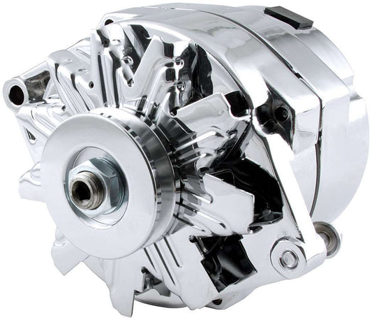 ALLSTAR PERFORMANCE GM Alternator Chrome 100 Amp 1-Wire ALLSTAR PERFORMANCE