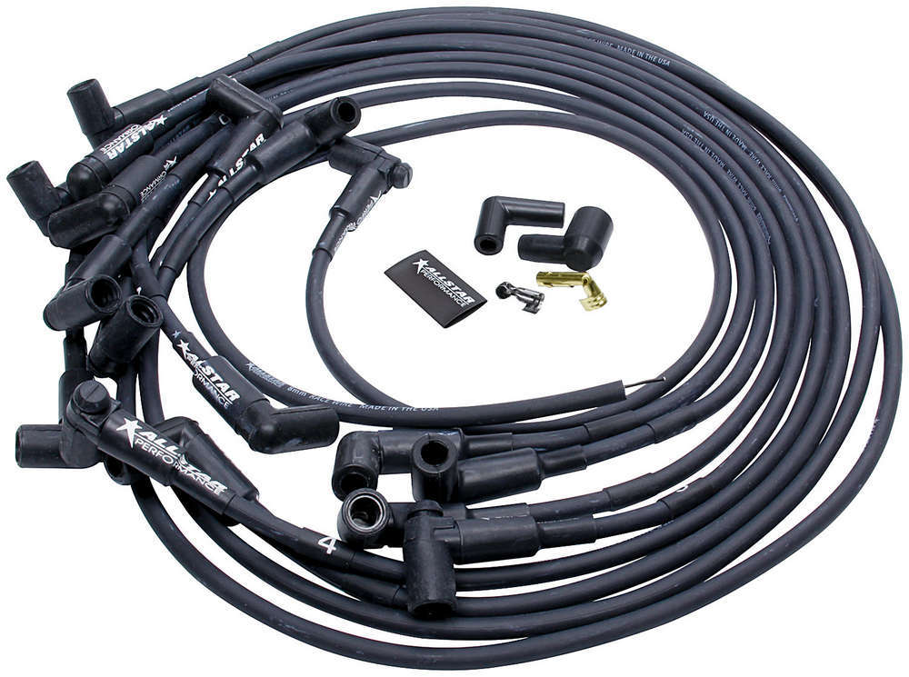 ALLSTAR PERFORMANCE Spark Plug Race Wire Set Over V/C w/o Sleeving ALLSTAR PERFORMANCE