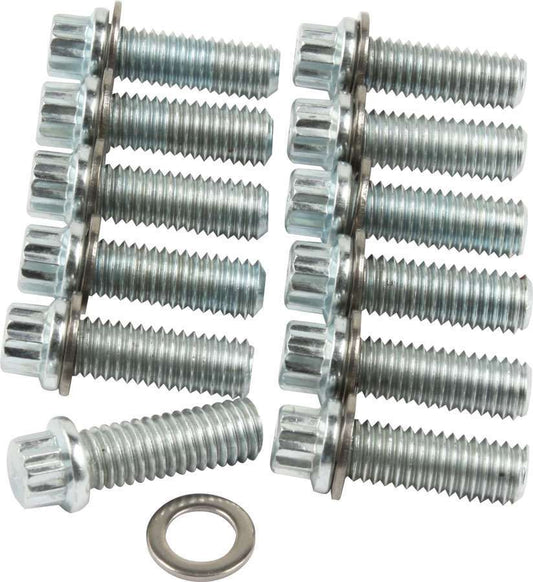 ALLSTAR PERFORMANCE Intake Bolt Kit SBC 12PT 12pk ALLSTAR PERFORMANCE