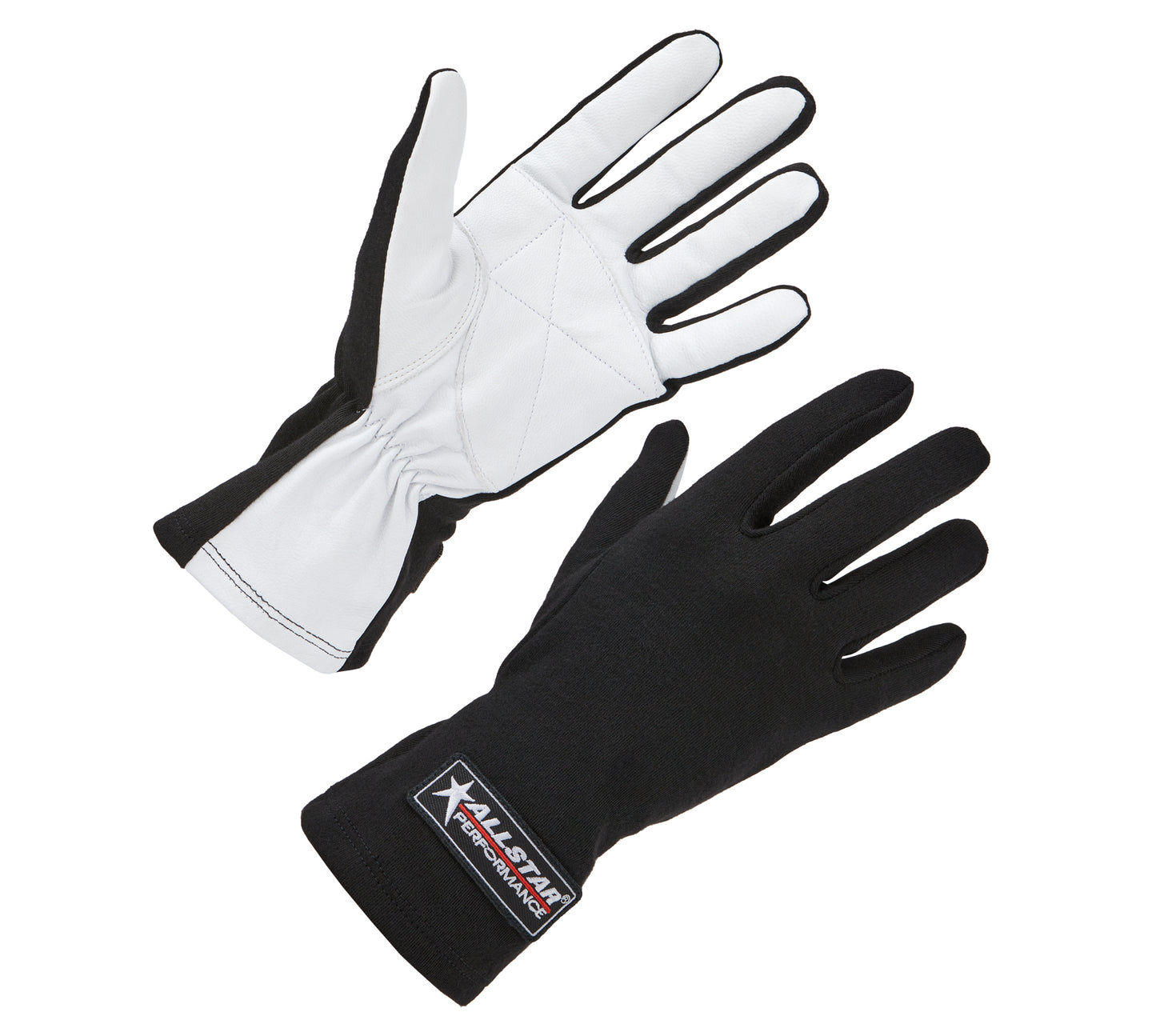 ALLSTAR PERFORMANCE Racing Gloves Non-SFI S/L Black Large ALLSTAR PERFORMANCE