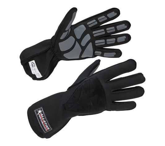 ALLSTAR PERFORMANCE Racing Gloves SFI 3.3/5 Outseam D/L Medium ALLSTAR PERFORMANCE