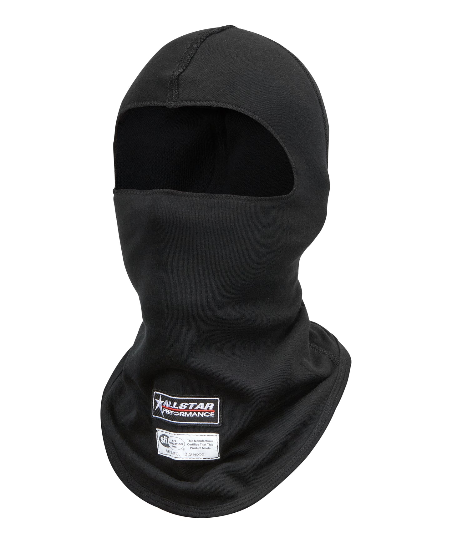 ALLSTAR PERFORMANCE Head Sock SFI 3.3 D/L Black ALLSTAR PERFORMANCE