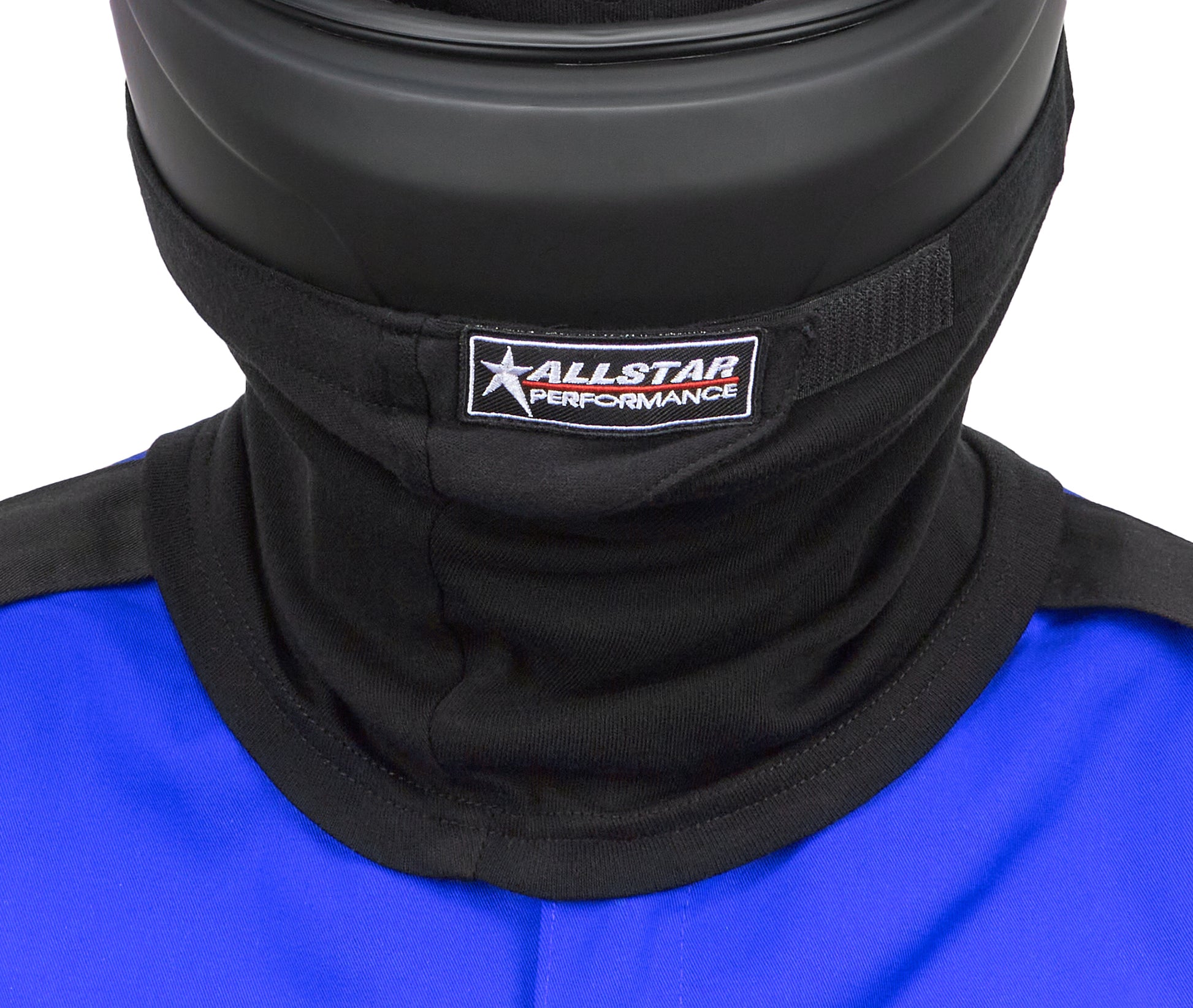 ALLSTAR PERFORMANCE Helmet Skirt Non-SFI Single Layer Black ALLSTAR PERFORMANCE