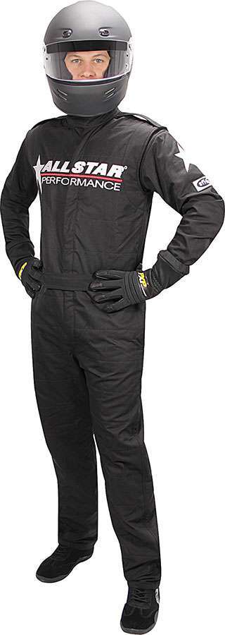 ALLSTAR PERFORMANCE Allstar Race Suit Black Med Discontinued ALLSTAR PERFORMANCE