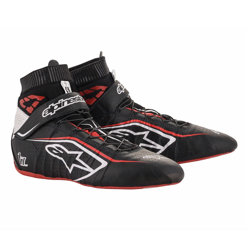 ALPINESTARS USA Tech 1-Z Shoe Size 9 Black / Red ALPINESTARS USA