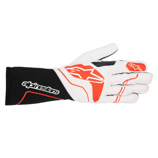 ALPINESTARS USA Gloves Tech 1-ZX White / Red 2X-Large ALPINESTARS USA