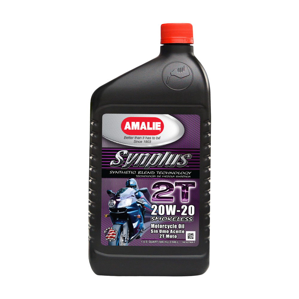 AMALIE Synplus Blend 2T Motor cycle Oil Case 12 x 1Qt AMALIE