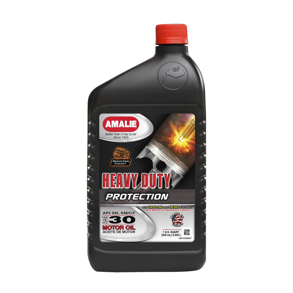 AMALIE Heavy Duty 30w Oil 1 Quart AMALIE