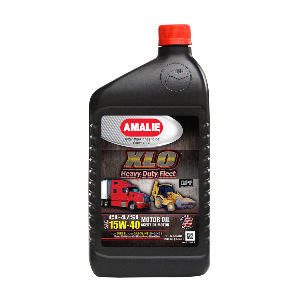 AMALIE XLO Heavy Duty Fleet Eng ine Oil 15w40 Case 1 Qt. AMALIE