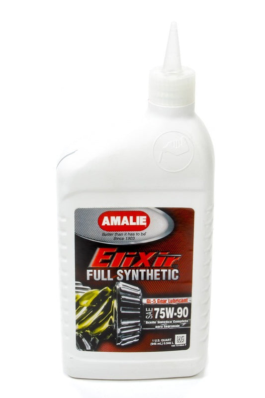 AMALIE Elixir Full Syn GL-5 75w 90 Gear Oil 1Qt AMALIE