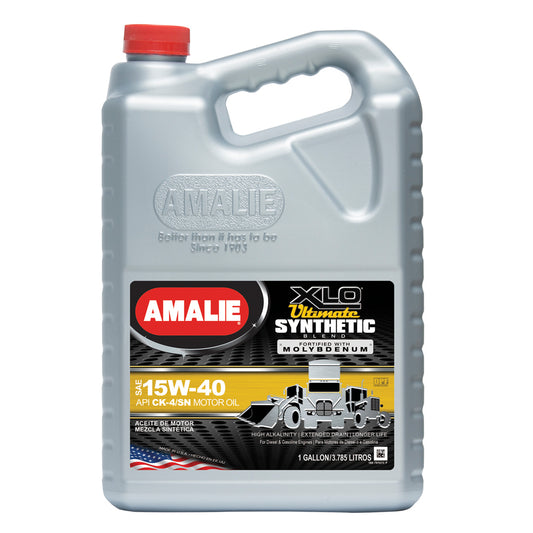 AMALIE XLO Ultimate Synthetic Blend 15w40 Case 1 Gal. AMALIE