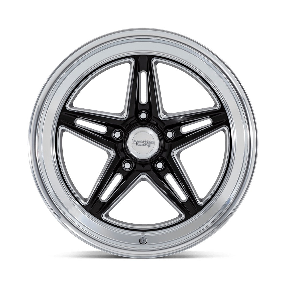 AMERICAN RACING WHEELS 18x10 Goove Wheel 5x4.75 Bolt Circle Gloss Black AMERICAN RACING WHEELS