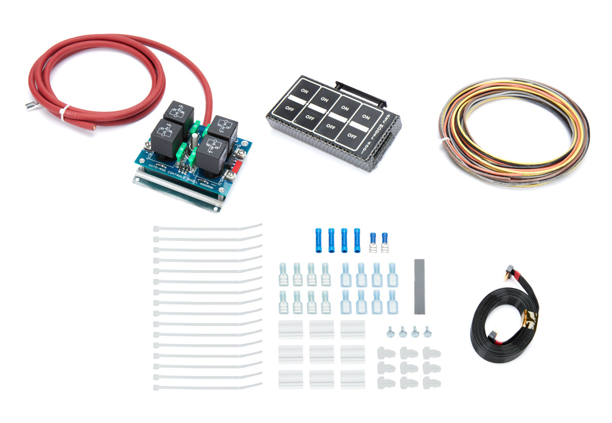 AUTO ROD CONTROLS 4 Switch In-Dash Control Module  C/F Finish AUTO ROD CONTROLS