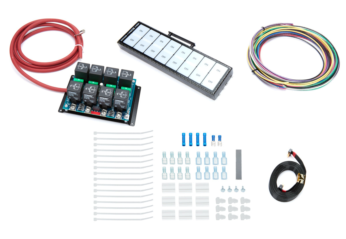 AUTO ROD CONTROLS 8 Switch In-Dash Control Module  C/F Finish AUTO ROD CONTROLS