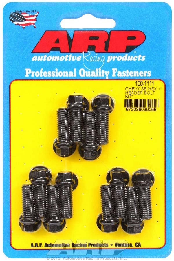 ARP Header Bolt Kit - 6pt. 3/8 x 1.00 UHL (12) ARP