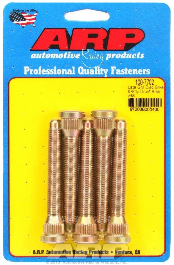 ARP Wheel Stud Kit - 7/16-20 3.200/.580 Knurl (5) ARP