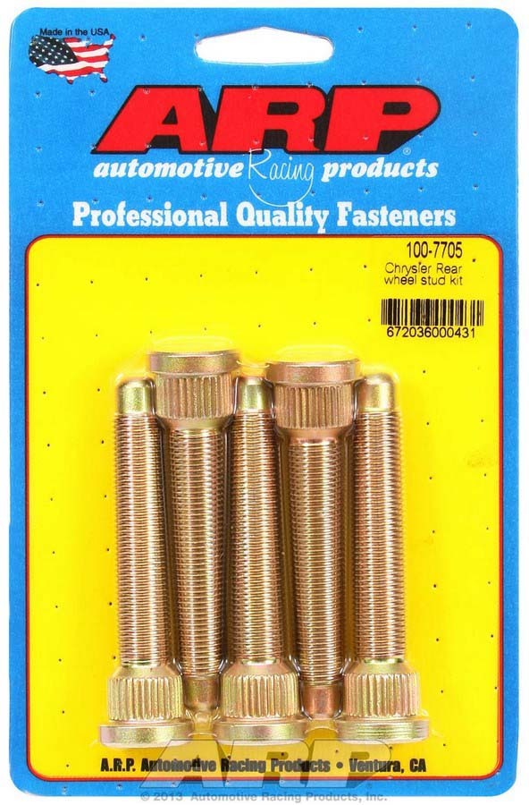 ARP Wheel Stud Kit - 1/2-20 3.125/.680 Knurl (5) ARP