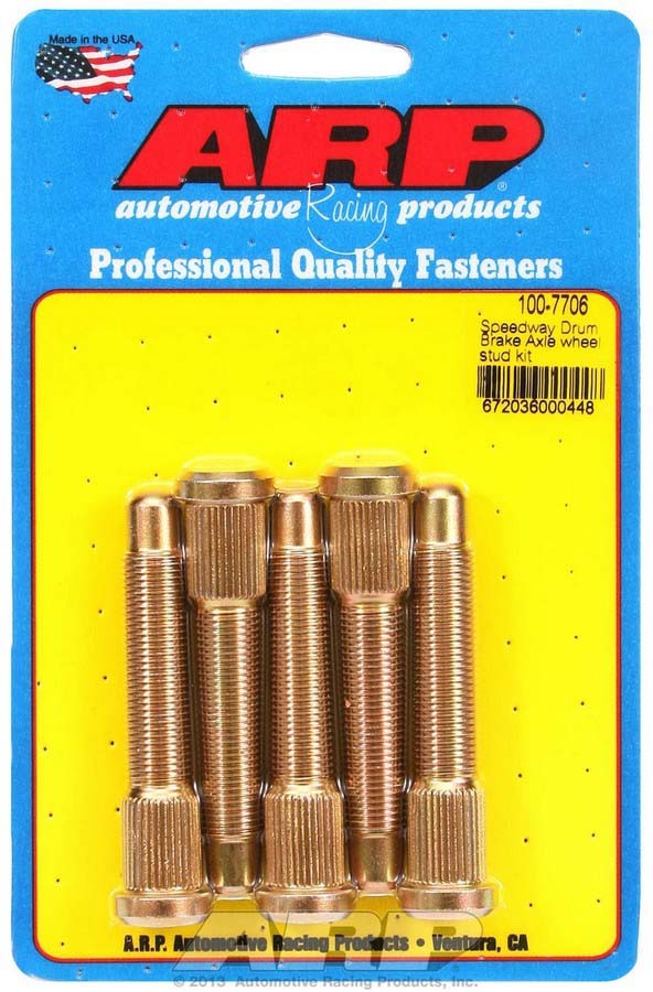 ARP Wheel Stud Kit - 1/2-20 2.970/.568 Knurl (5) ARP