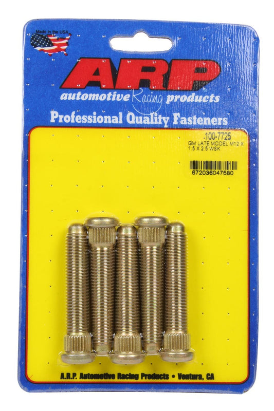 ARP Wheel Stud Kit 5pk GM L/M 12mm x 1.5 x 2.5 ARP