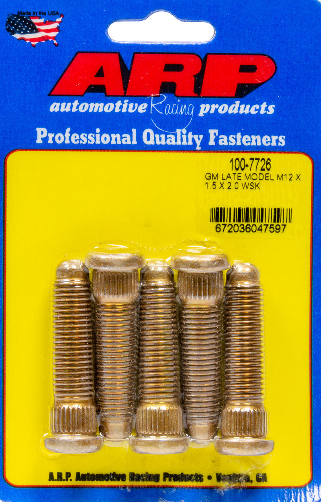 ARP Wheel Stud Kit 12mm x 1.5 x 2.0 (5pk) ARP