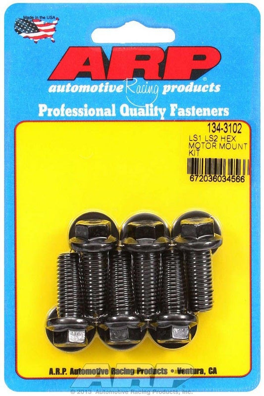 ARP Motor Mount Bolt Kit 6pt. LS1/LS2 ARP