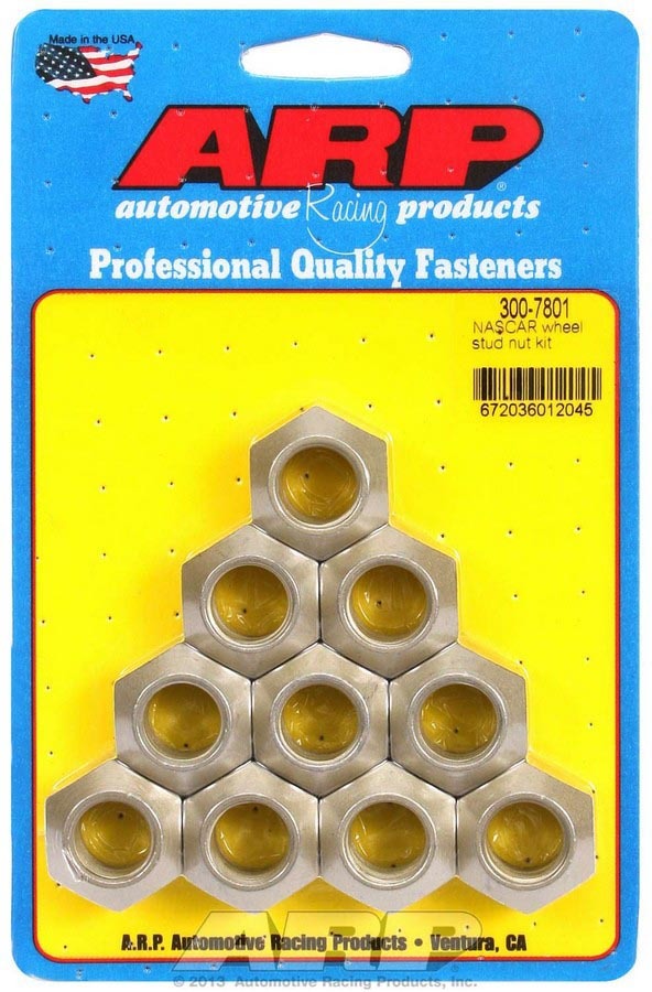 ARP Nascar Wheel Stud Nut Kit (10) ARP