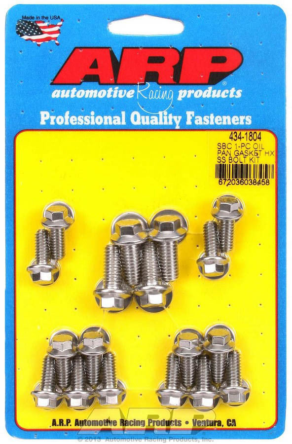 ARP SBC S/S Oil Pan Bolt Kit ARP