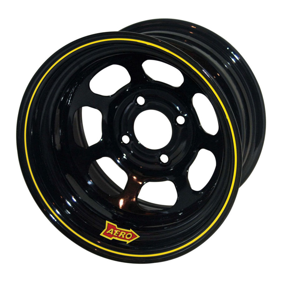 AERO RACE WHEELS Wheel 13in x 8in 4x4.5in 1in BS Black AERO RACE WHEELS