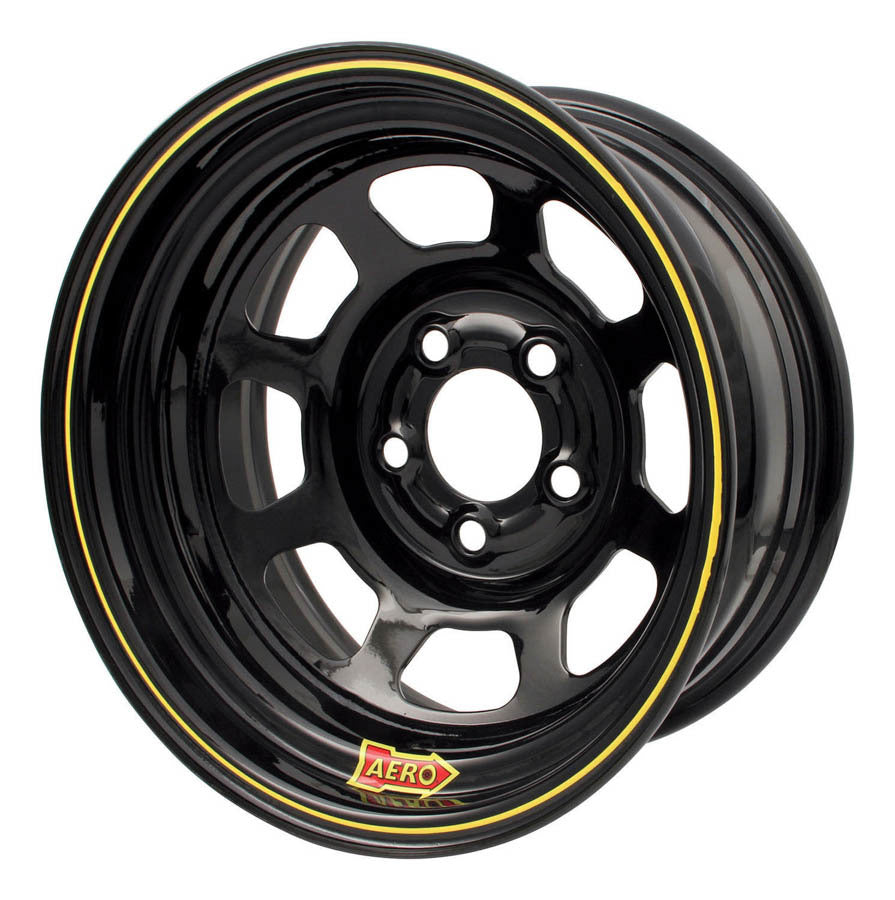 AERO RACE WHEELS 15x7 2in. 4.50 Black AERO RACE WHEELS