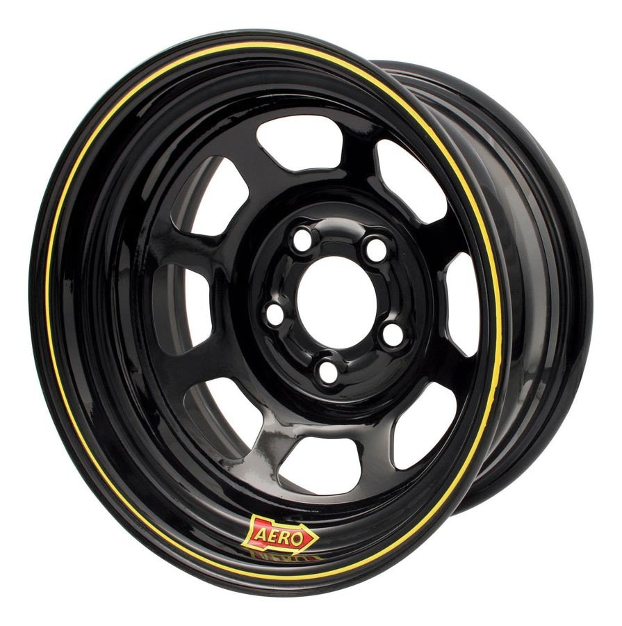 AERO RACE WHEELS 15x7 2in. 4.75 Black AERO RACE WHEELS