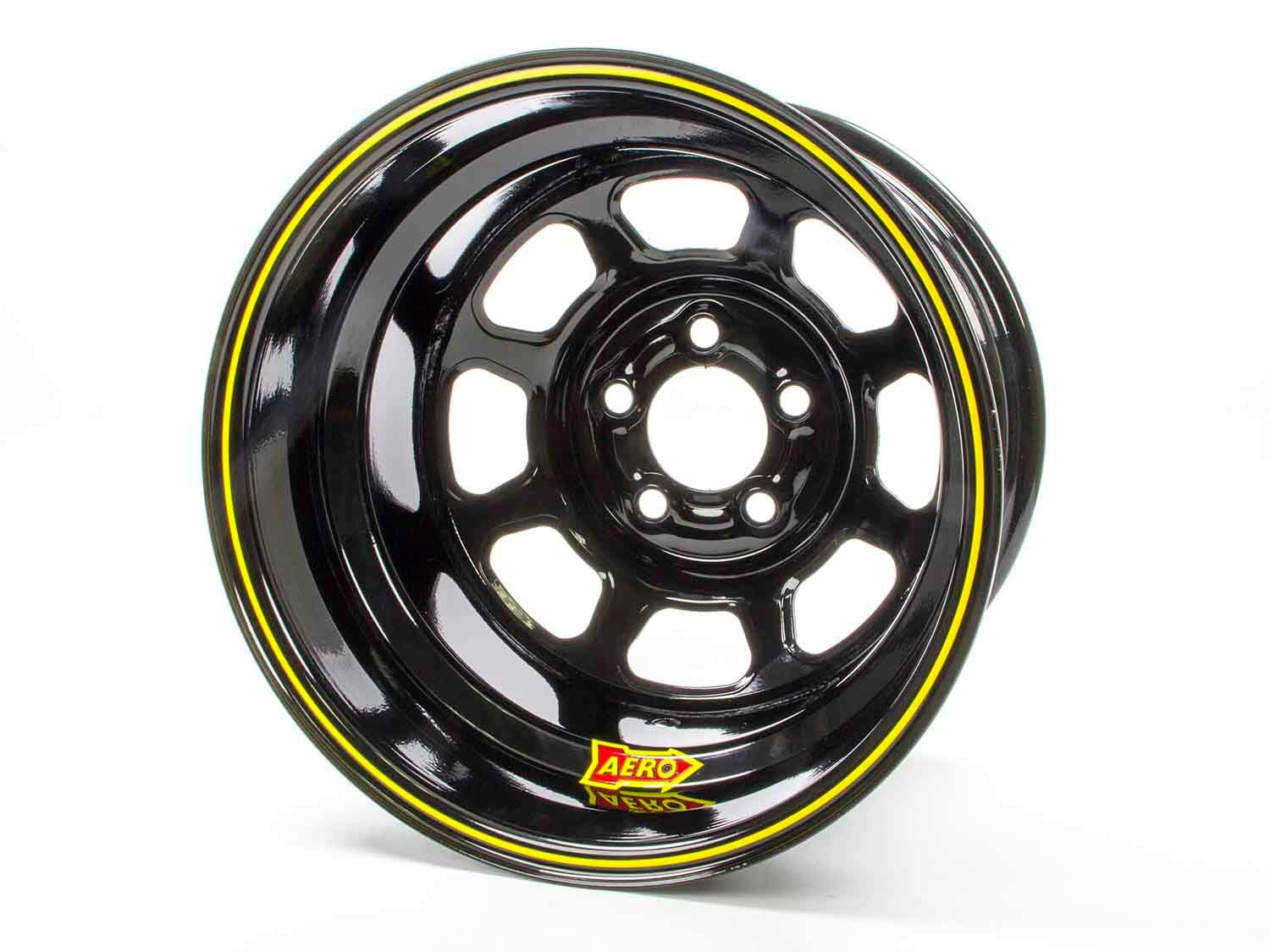 AERO RACE WHEELS 15x8 1in 5.00 Black AERO RACE WHEELS