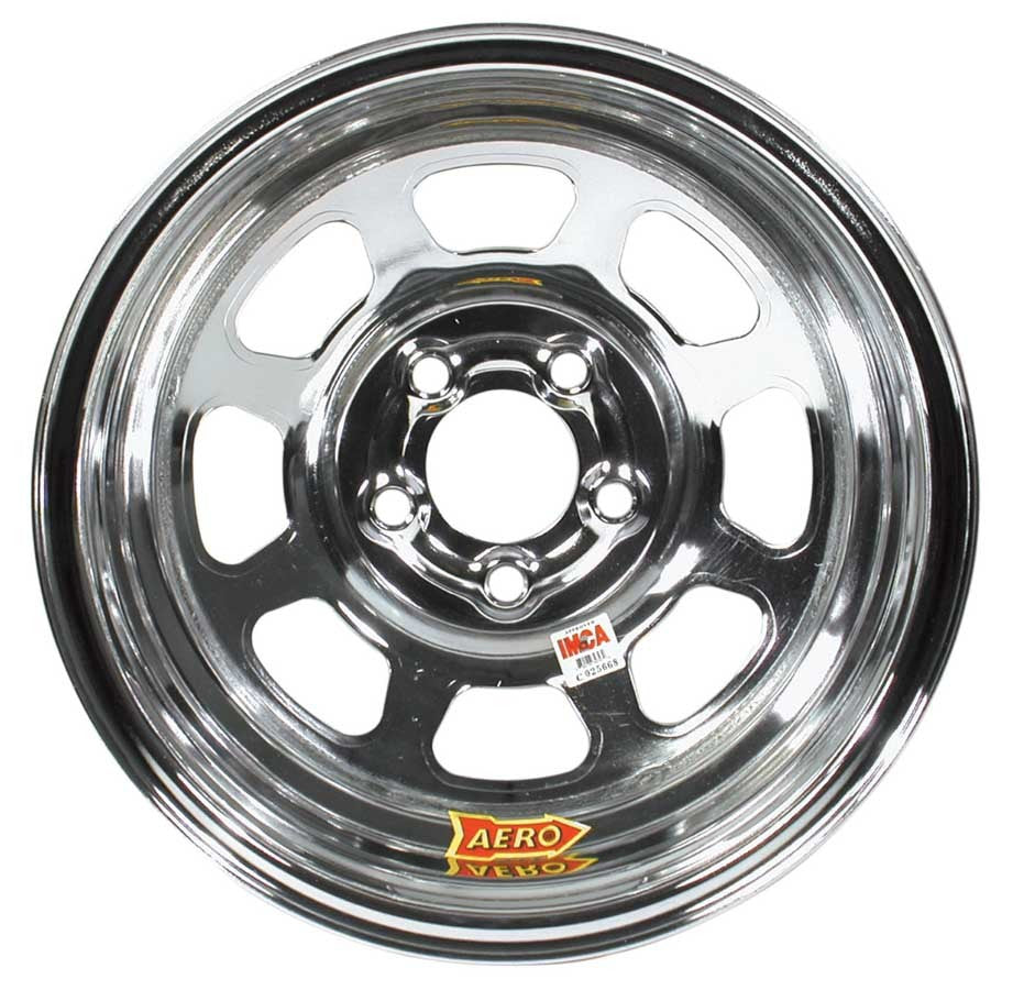 AERO RACE WHEELS 15X8 3in 4.75 Chrome AERO RACE WHEELS