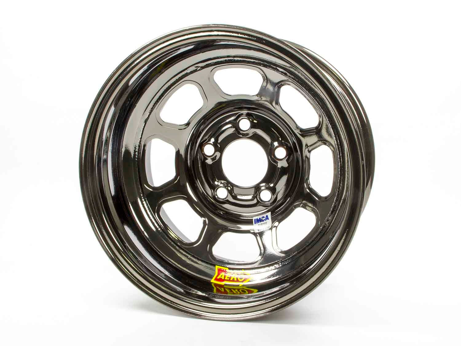 AERO RACE WHEELS 15x8 2in 5.00 Black Chrome AERO RACE WHEELS