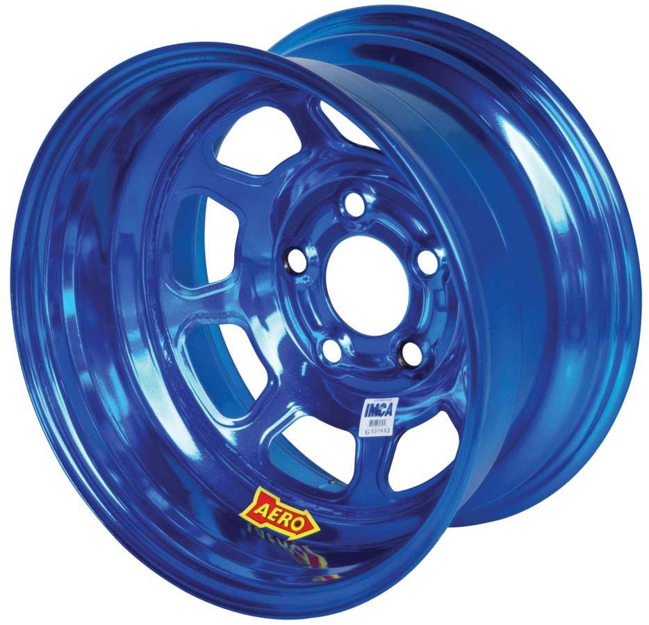 AERO RACE WHEELS 15x8 2in 5.00 Blue Chrome AERO RACE WHEELS