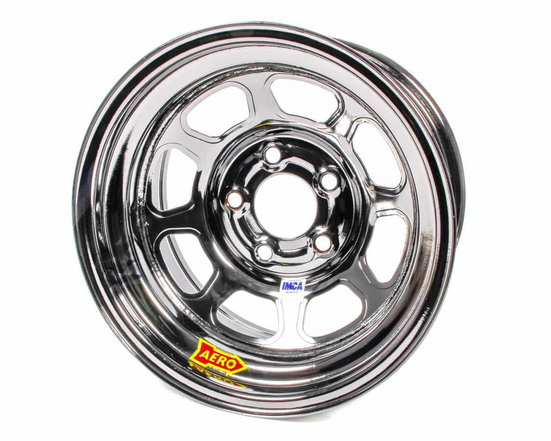 AERO RACE WHEELS 15x8 3in 5.00 Black Chrome AERO RACE WHEELS