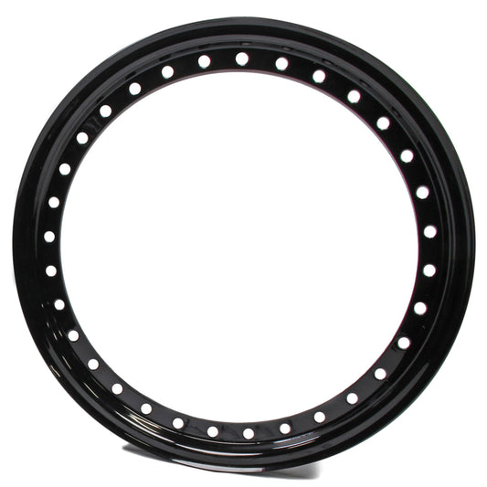 AERO RACE WHEELS 15in Outer Bead Lock Ring Black AERO RACE WHEELS