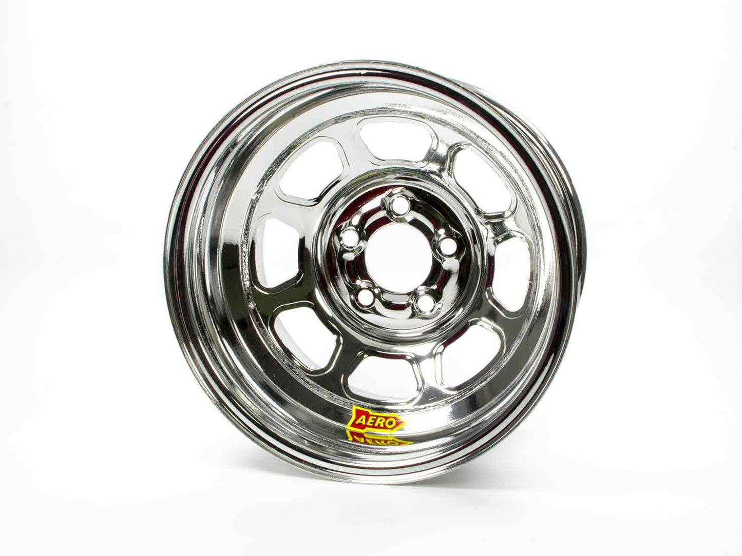 AERO RACE WHEELS 15x8 1in 4.75 Chrome Spun Extreme Bead AERO RACE WHEELS