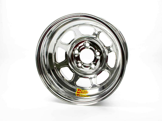 AERO RACE WHEELS 15x8 1in 4.75 Chrome Spun Extreme Bead AERO RACE WHEELS