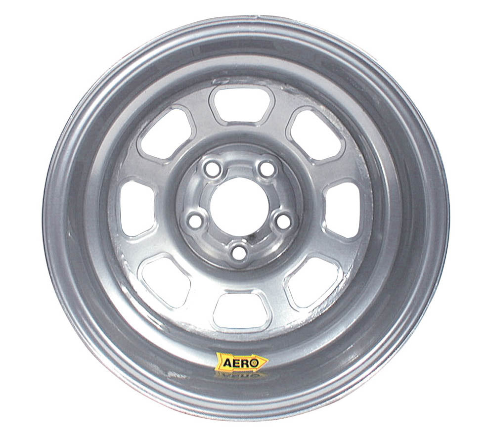 AERO RACE WHEELS 15x10 3in 4.75 Silver AERO RACE WHEELS