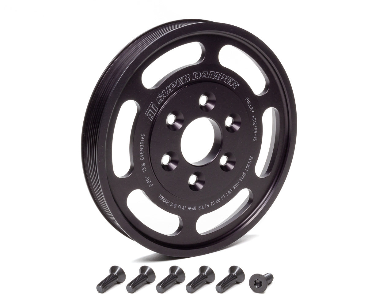 ATI PERFORMANCE Supercharger Pulley 8.597 Dia. 8-Groove ATI PERFORMANCE