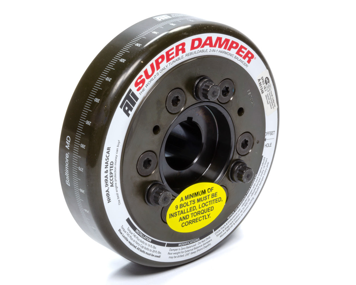 ATI PERFORMANCE SBC Harmonic Damper SFI 6.325 Internal Balance ATI PERFORMANCE