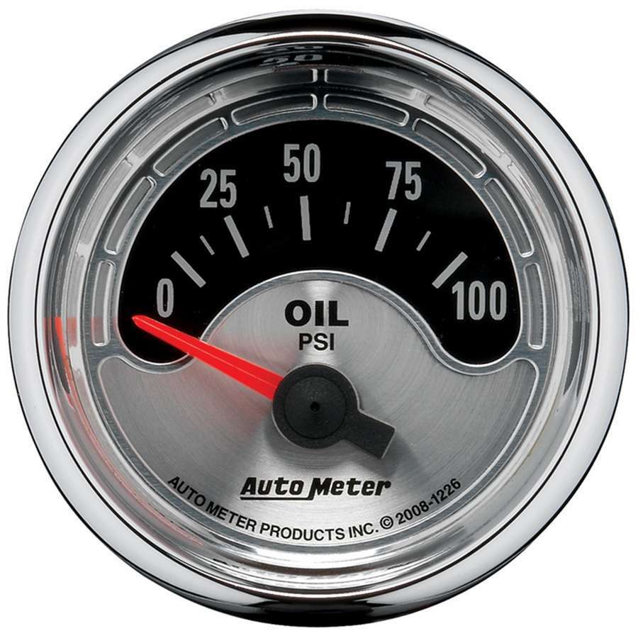 AUTOMETER 2-1/16 A/M Oil Pressure Gauge 0-100psi AUTOMETER