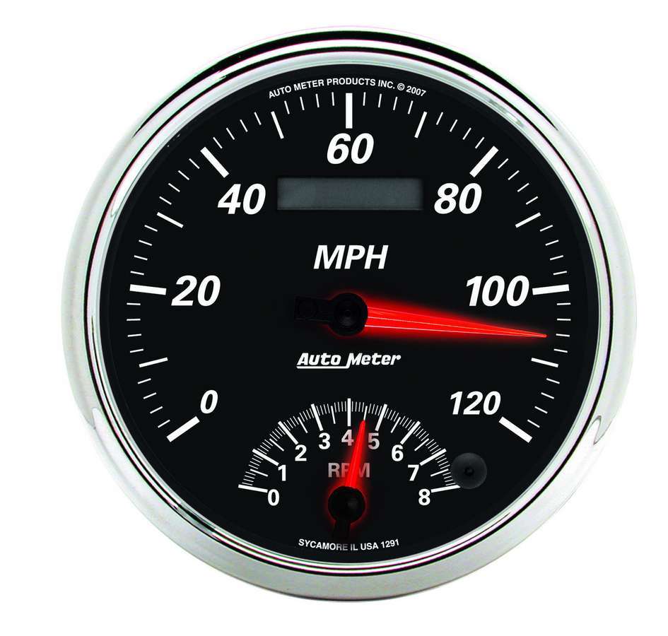 AUTOMETER 5in Tach/Speedo Gauge 120 MPH 8000 RPM AUTOMETER