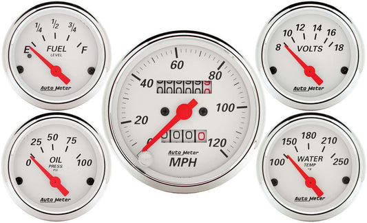 AUTOMETER Arctic White Gauge Kit AUTOMETER