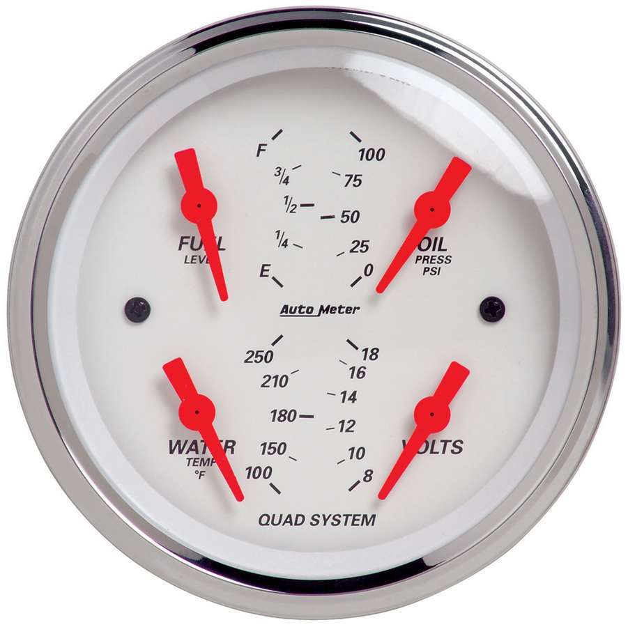 AUTOMETER 3-3/8in A/W Quad Gauge AUTOMETER