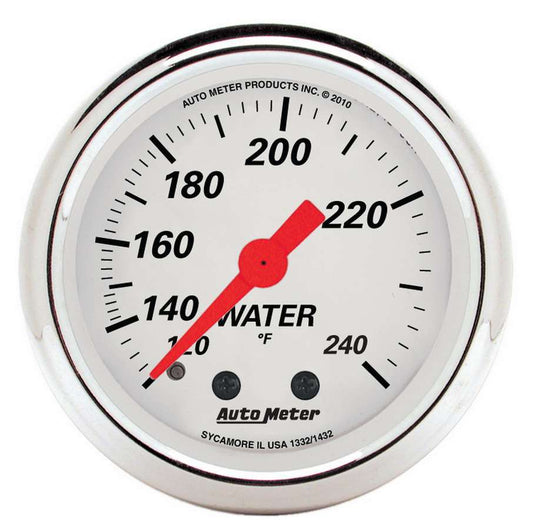 AUTOMETER 2-1/16 A/W Water Temp Gauge 120-240 Degrees AUTOMETER