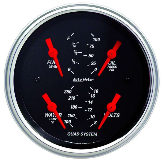 AUTOMETER 3-3/8in Quad Gauge AUTOMETER