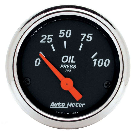 AUTOMETER 2-1/16 D/B Oil Pressure Gauge - 0-100psi AUTOMETER